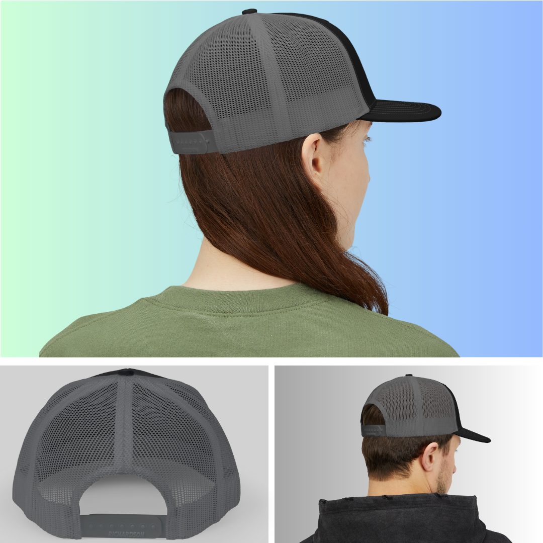 Elderwit Apparel Mascot Logo Embroidery Snapback Cap