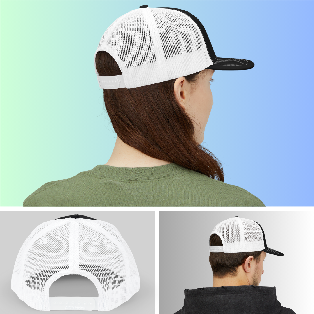 Elderwit Apparel Mascot Logo Embroidery Snapback Cap