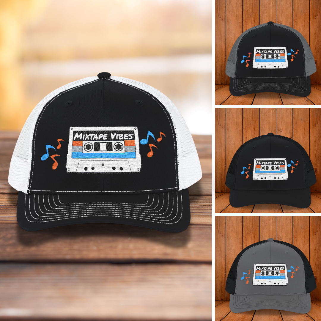 Mixtape Vibes 80s Style Snapback Embroidery Cap