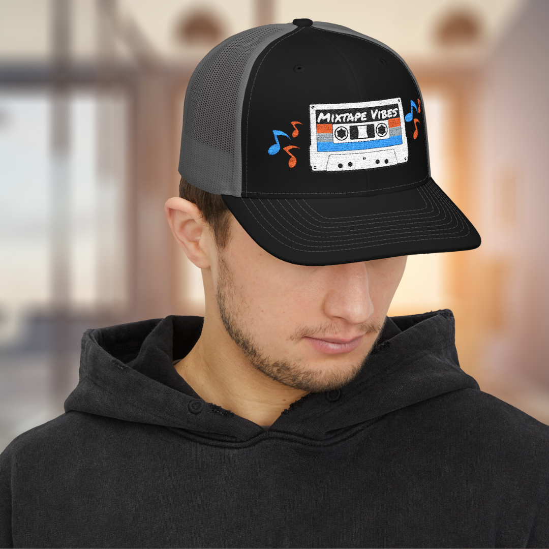 Mixtape Vibes 80s Style Snapback Embroidery Cap