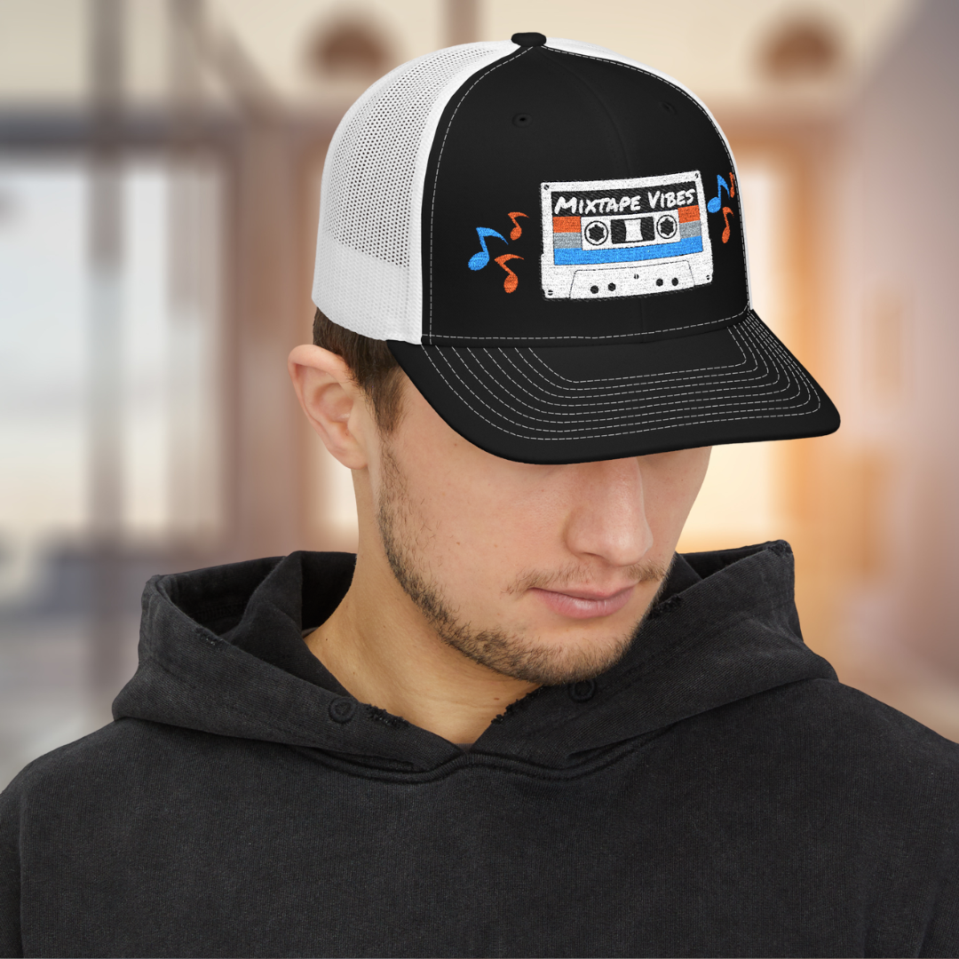 Mixtape Vibes 80s Style Snapback Embroidery Cap