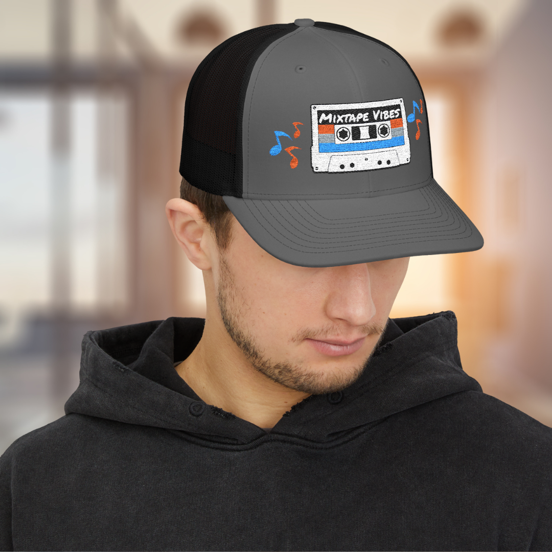 Mixtape Vibes 80s Style Snapback Embroidery Cap