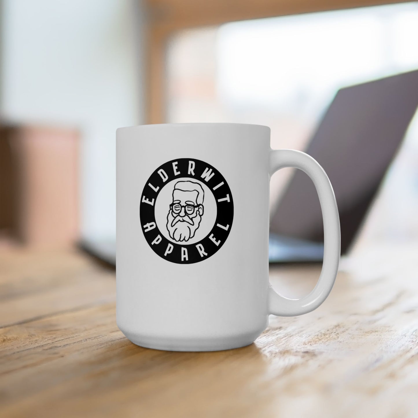 Elderwit Apparel Logo Promotional Funny Ceramic Mug