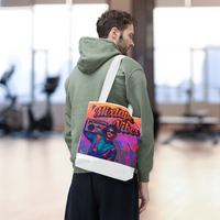 Mixtape Vibes Boom Box Guy 80s Nostalgic Tote Bag