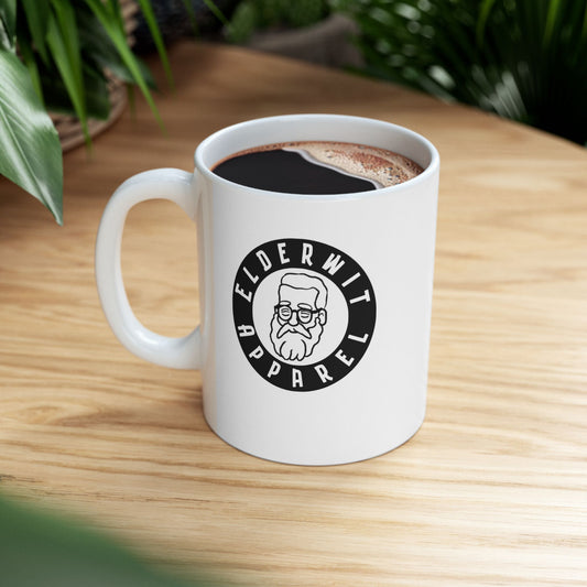 Elderwit Apparel Logo Promotional Funny Ceramic Mug