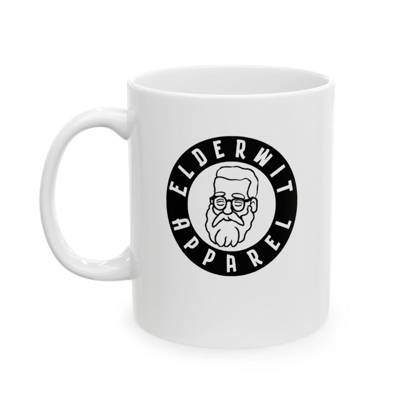 Elderwit Apparel Logo Promotional Funny Ceramic Mug