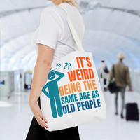 Weird Being Same Age as Old People Headscratcher Tote Bag