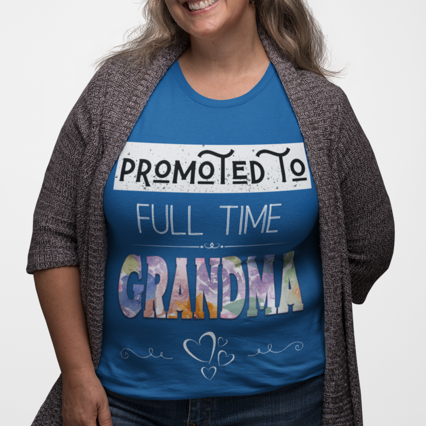 Promoted to Full Time Grandma Floral