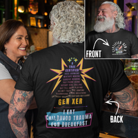 True Certified Gen Xer Raised on Hose Water and Neglect Funny Tee