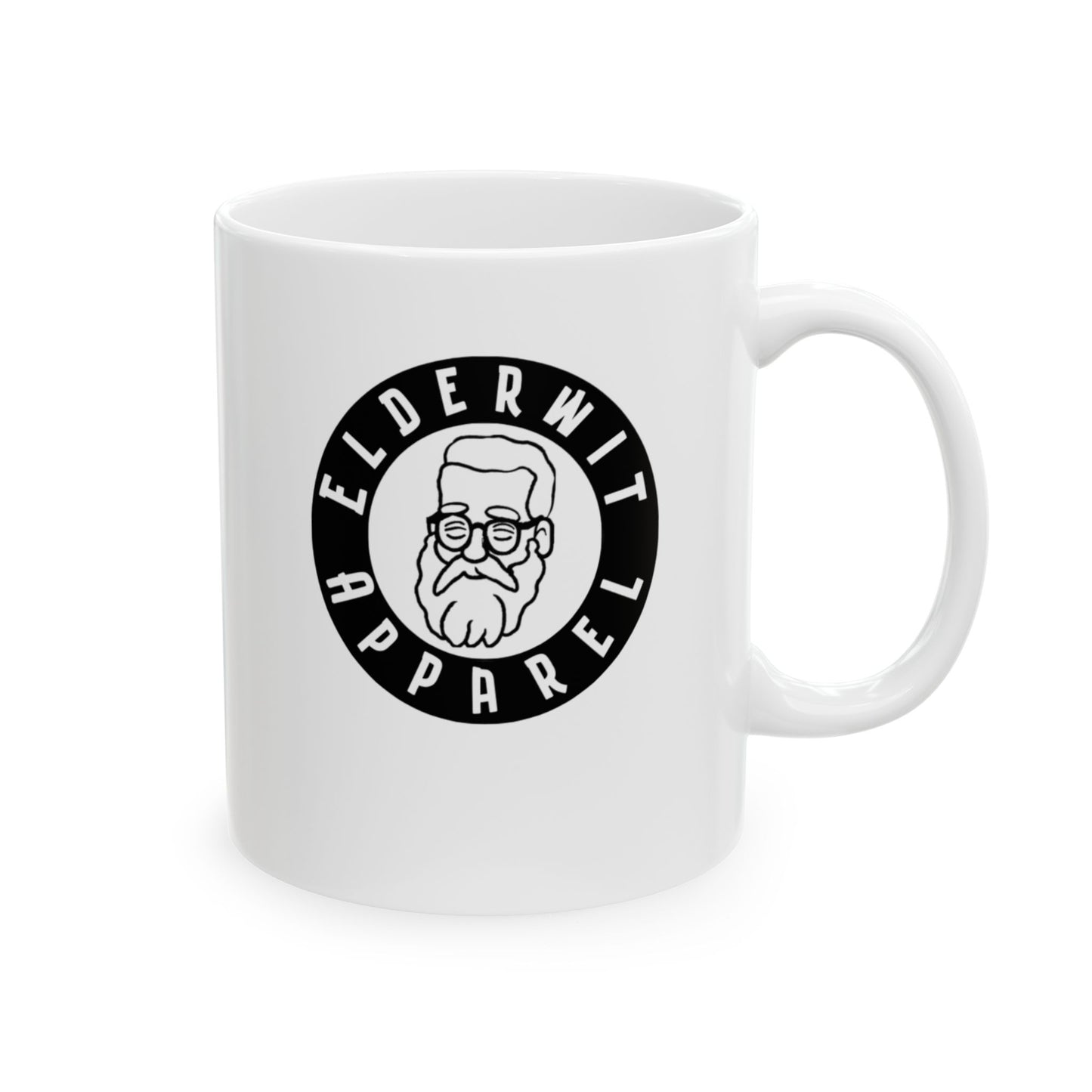 Elderwit Apparel Logo Promotional Funny Ceramic Mug