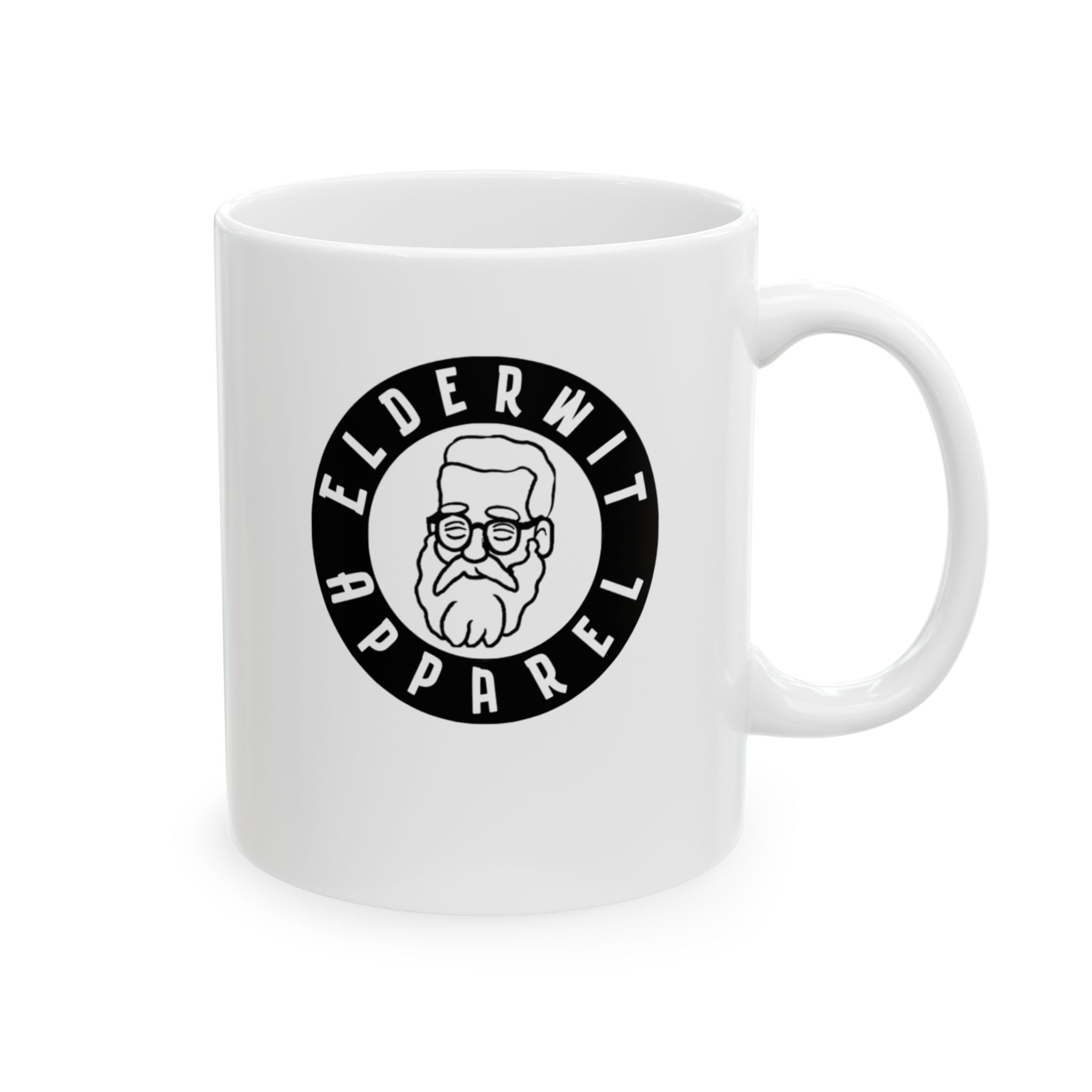 Elderwit Apparel Logo Promotional Funny Ceramic Mug