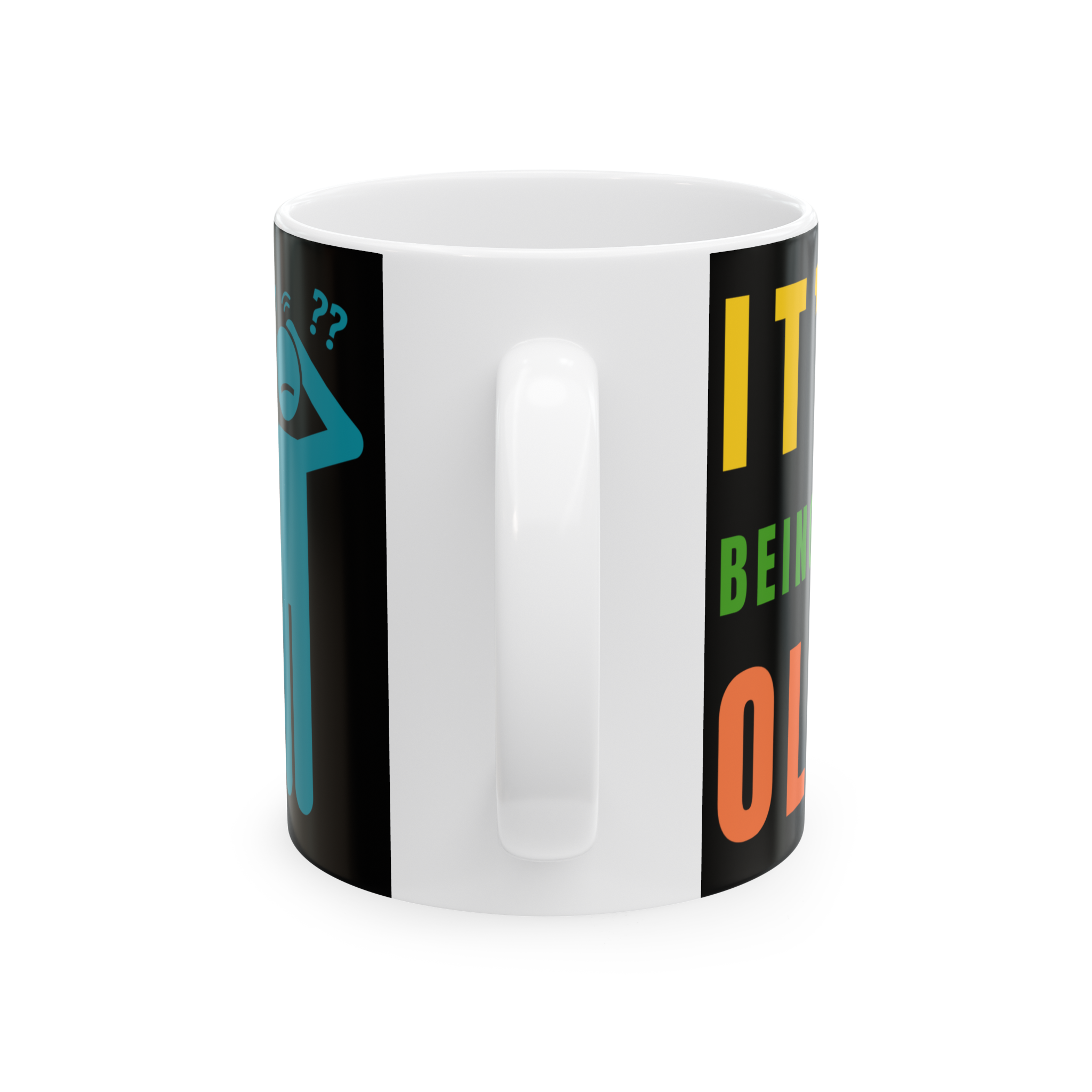 Weird Being Same Age as Old People Headscratcher Mug