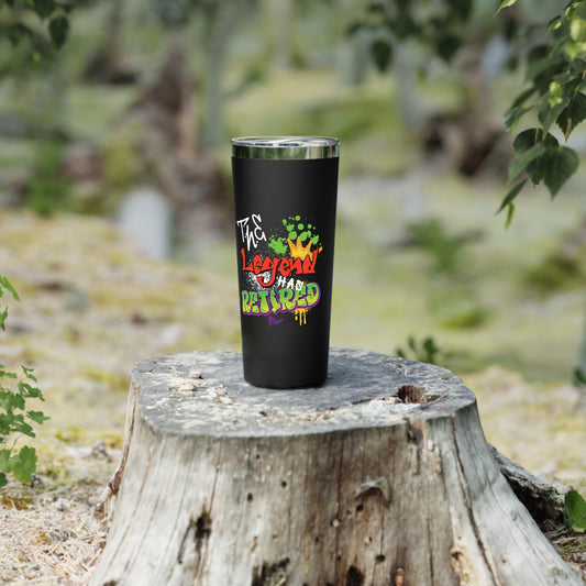 The Legend Has Retired Graffiti Stainless Steel 22 oz Tumbler