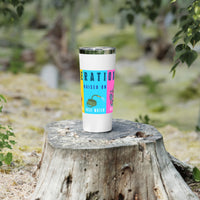 Gen X Raised on Videos Hose Water and Neglect 22 oz Travel Mug