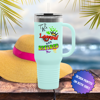 The Legend Has Retired Graffiti Funny Stainless Steel Tumbler
