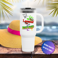 The Legend Has Retired Graffiti Funny Stainless Steel Tumbler