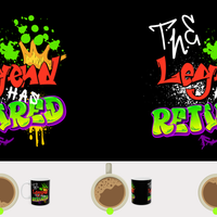 The Legend Has Retired Graffiti Funny Ceramic Mug