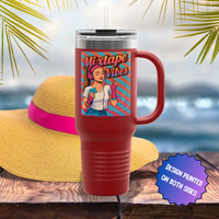Mixtape Vibes Teen Girl 80s Style Stainless Steel Tumbler