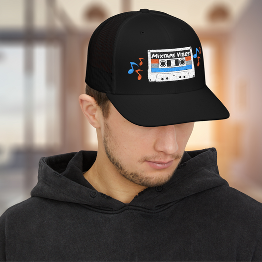 Mixtape Vibes 80s Style Snapback Embroidery Cap